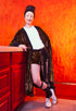 Ronnie Leopard Velvet Robe